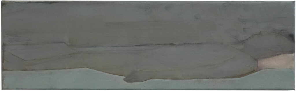 Morgen, 2024. Öl auf Leinwand, 18 x 60cm, Fotografien von Markus Fels (Simmozheim)