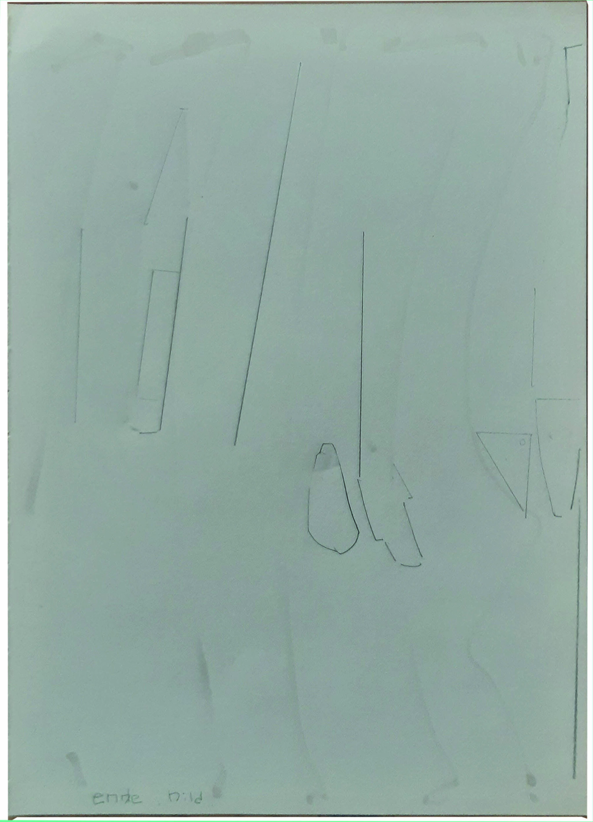O.T, 2023, Grafit, Marker auf Papier