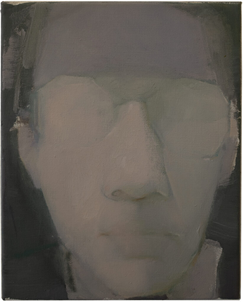 Brille, 2022, Öl auf Leinwand, 24 x 30cm